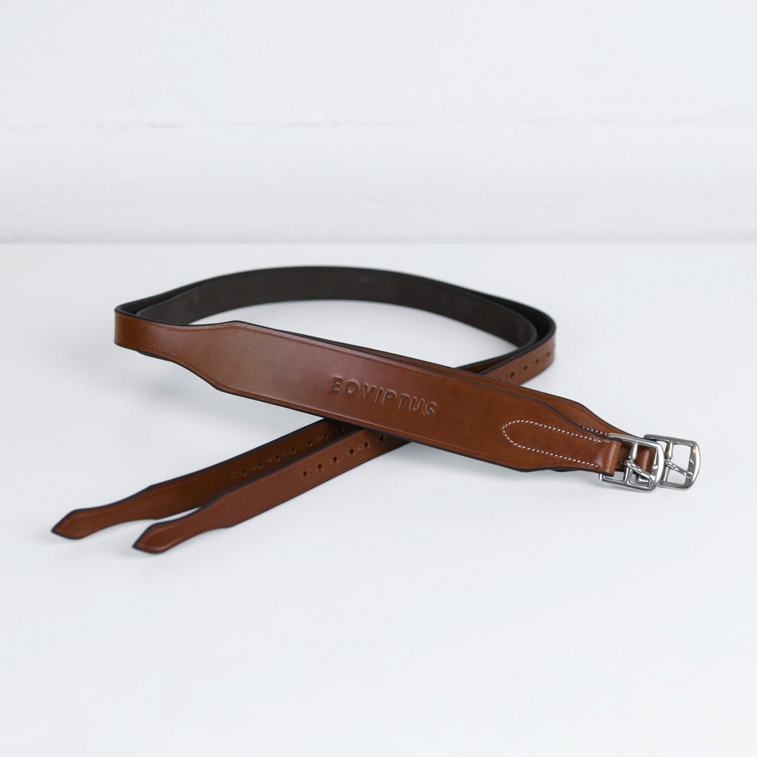Stirrup Leather Clarus Wide - Tabacco Brown