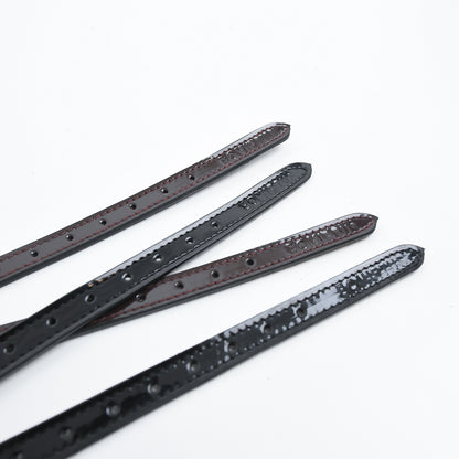 Sprocket straps Glossy Lacquer/Crystal - Black