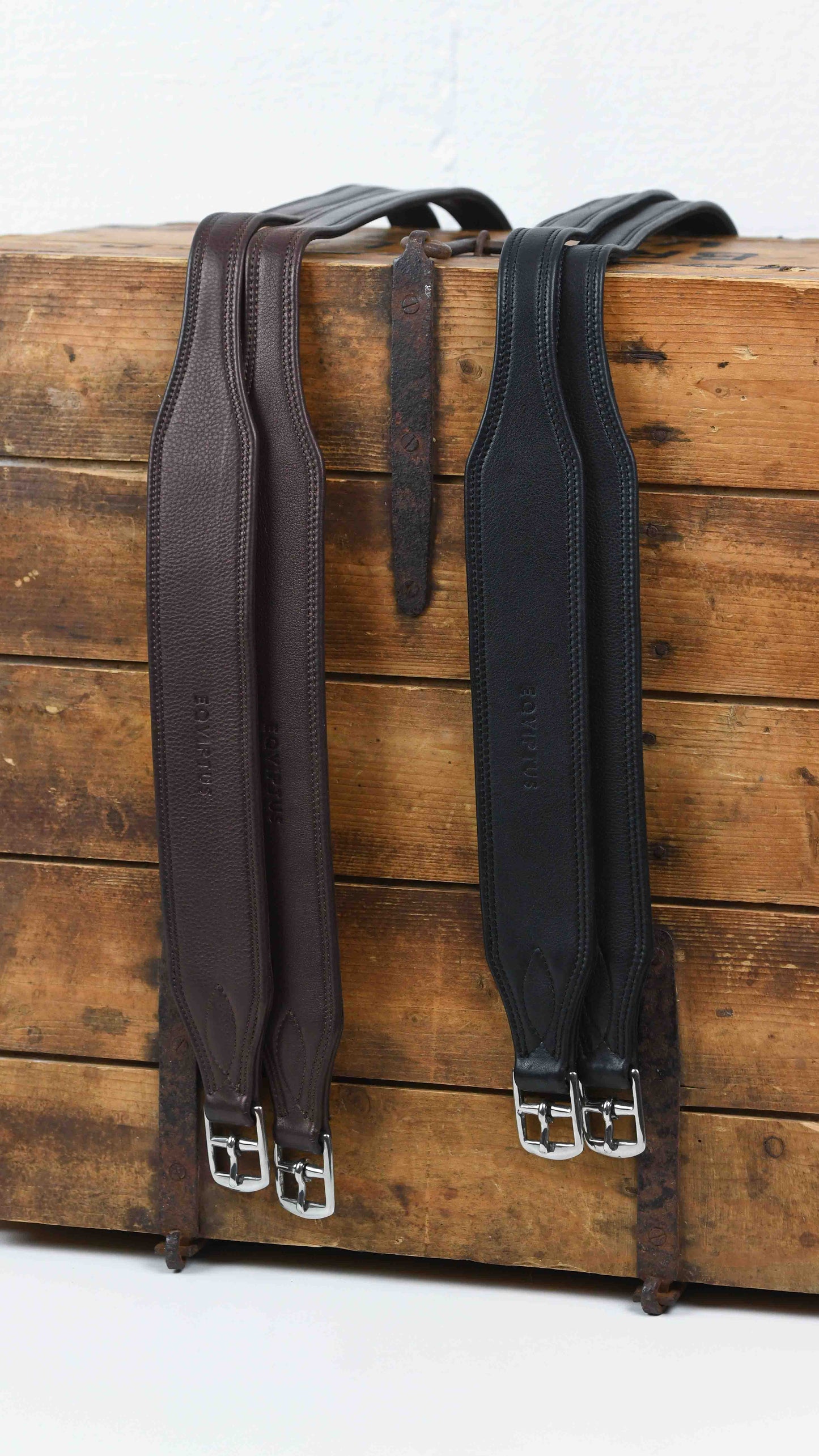 Stirrup leathers Emendo Soft Wide - Black