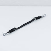 Saddle handle Adjust Silver - Black Leather