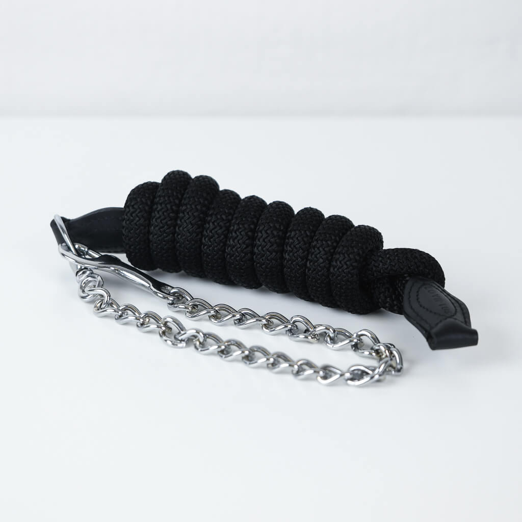 Lead Rope Mollis Chain – Black Silver