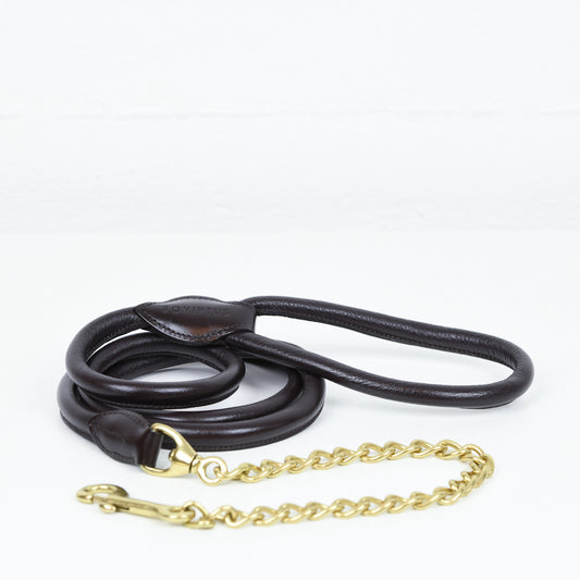 Lead Rope Lentus Chain – Brown Brass/Silver