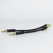 Saddle handle Optio Brass - Dark Brown Leather